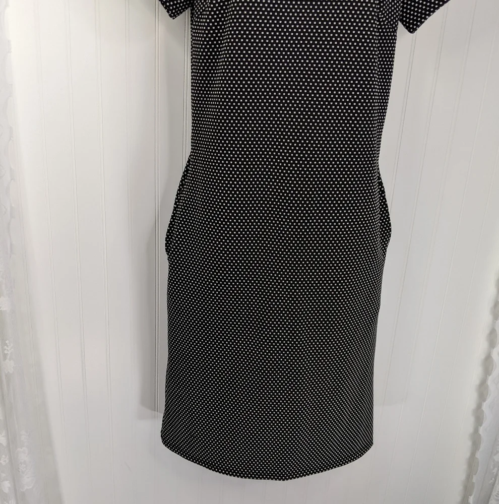 ESHAKTI Mini Polka Dot Shift Dress Sz 6 - Picture 12 of 13